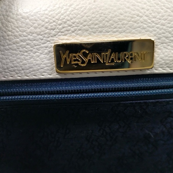 White Yves Saint Laurent Clutch - Picture 5 of 5